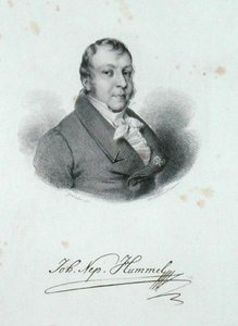 Johann Nepomuk Hummel (1778-1837) (gravura) de German School