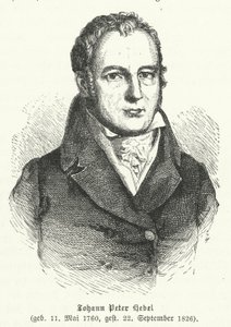 Johann Peter Hebel, poeta alemão de German School