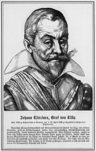 Johann Tserclaes, Conde de Tilly (gravura) de German School