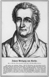 Johann Wolfgang von Goethe (gravura) de German School