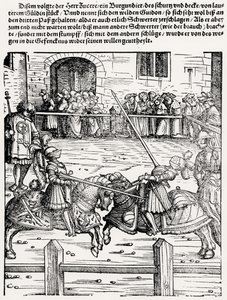 Jousting de German School