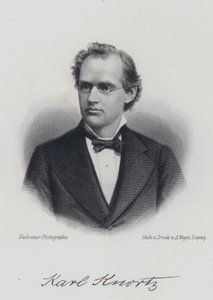 Karl Knortz, autor germano-americano (gravura) de German School