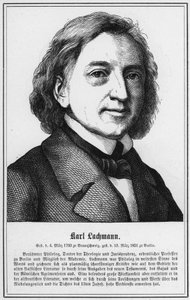 Karl Lachmann (gravura) de German School