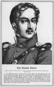 Karl Theodor Korner (gravura) de German School