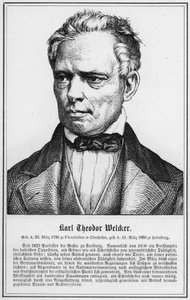 Karl Theodor Welcker (gravura) de German School