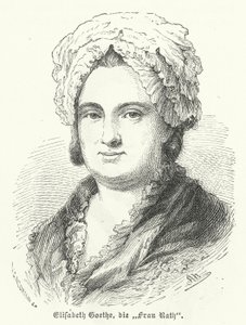 Katharina Elisabeth Goethe, mãe do escritor alemão Johann Wolfgang Goethe de German School
