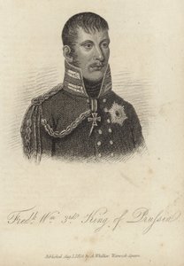 Rei Frederico Guilherme III da Prússia de German School