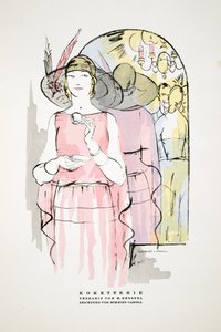 Koketterie, Tea Dress por M. Gerstel, de Styl, pub.1922 (pochoir print) de German School