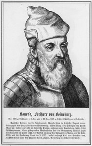 Konrad, Barão de Boineburg (gravura) de German School