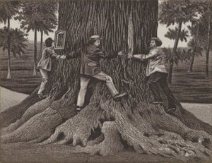 Korner oak para Dallwitz (litho) de German School