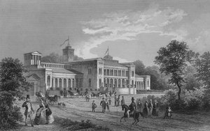 Kroll Opera House, Berlim (gravação em aço) de German School