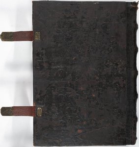 Lewis E 161, Missal, contracapa, Franconia, possivelmente Forchheim, Alemanha de German School