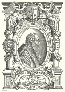 Ludovico Dolce, autor italiano, teórico da pintura e humanista (gravura) de German School