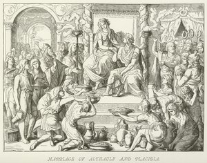Casamento de Althaulf e Placidia de German School