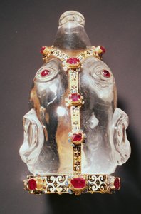 Marten head (cristal de rocha) de German School
