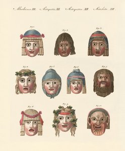 Máscaras dos antigos de German School