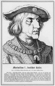 Maximiliano I, Imperador Alemão (gravura) de German School