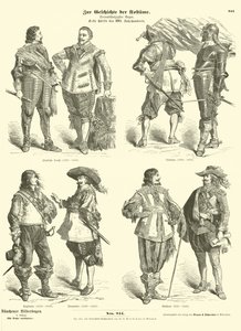 Trajes masculinos da primeira metade do século XVII de German School