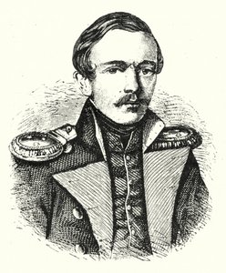 Mikhail Lermontov, poeta, escritor e pintor russo de German School