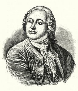 Mikhail Lomonosov, escritor e cientista russo (gravura) de German School