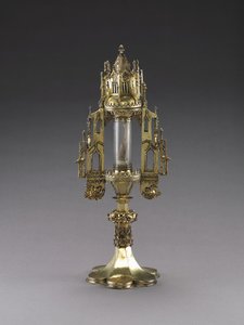 Monstrance com uma relíquia de São Sebastião, 1484 de German School