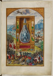 Ms Harley 3469, f.25 Pássaro de três cabeças em frasco, o Quarto Tratado, de 
