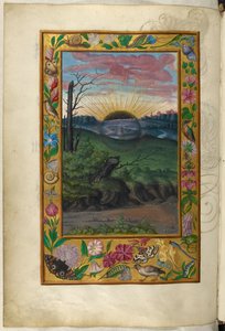 Ms Harley 3469, f.30v The Dark Sun, the Fifth Treatise, de 