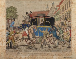 Napoleons exilam para a ilha de Elba de German School