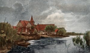 Nieuwkerk (fotogravura a cores) de German School