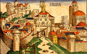 Nínive, de Liber Chronicarum por Hartmann Schedel, 1493 de German School