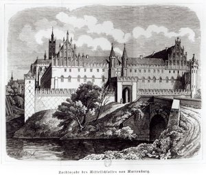 Fachada Norte do Castelo de Marienburg de German School