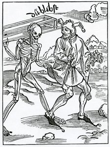 De folias que desdenham o mal não há motivo para isso, ilustração da tradução inglesa de Alexander Barclay de "O Barco dos Loucos", de uma edição publicada em 1874 de German School