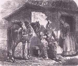 Off to war, Cassell History of the War between France and Germany publicado por Cassell and Company Limited, c.1890 (litho) de German School
