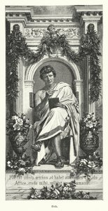 Ovid, poeta romano (gravura) de German School