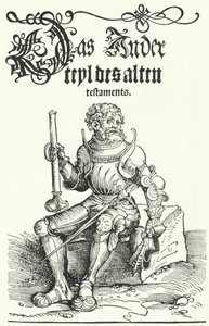 Página da primeira edição do Antigo Testamento de Lutero (gravura) de German School