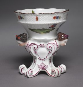Par de Sais da Sulkowsky Service, fabricante Meissen Porcelain Factory, Alemanha, 1735-1756 de German School