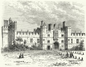 Palace of Whitehall, Londres (gravura) de German School