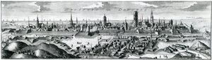 Vista panorâmica de Danzig (Gdansk) de German School