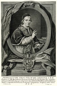 O Papa Clemente XIV. de German School