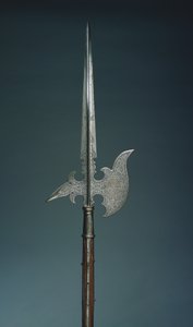 Desfile de alabarda da guarda estatal do Eleitor Cristão I da Saxônia, 1586-91 de German School