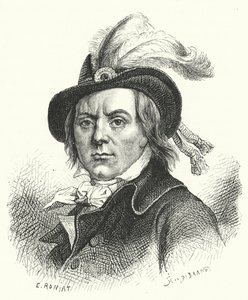Paul Barras, político francês da Revolução (gravura) de German School
