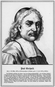 Paul Gerhard (gravura) de German School