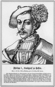 Philip I, Landgrave de Hesse (gravura) de German School