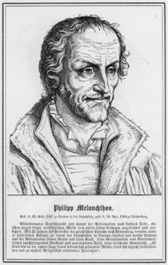 Philipp Melanchthon (gravura) de German School