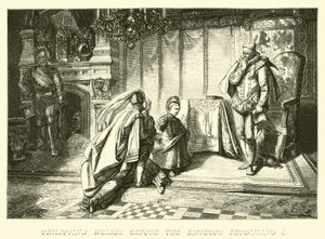 Philippina Welser antes do imperador Ferdinand I de German School