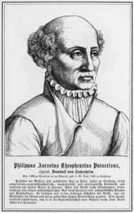 Philippus Aureolus Theophrastus Paracelsus (gravura) de German School