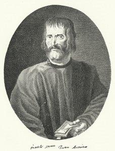 Pietro Aretino, poeta e escritor italiano (gravura) de German School
