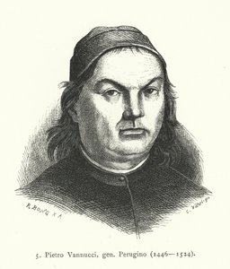 Pietro Perugino, artista italiano renascentista (gravura) de German School