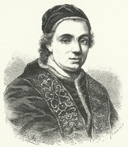 Papa Clemente XIV (gravura) de German School