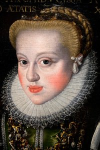 Retrato da arquiduquesa Ana de Áustria (1573-1598), 18 anos de German School